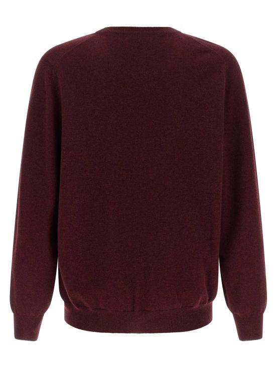  브루넬로 쿠치넬리 스웨터 LDM2200100CNU36 BURGUNDY - BRUNELLO CUCINELLI