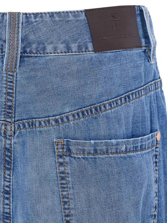  브루넬로 쿠치넬리 데님 팬츠 210000036299 BLUE - BRUNELLO CUCINELLI