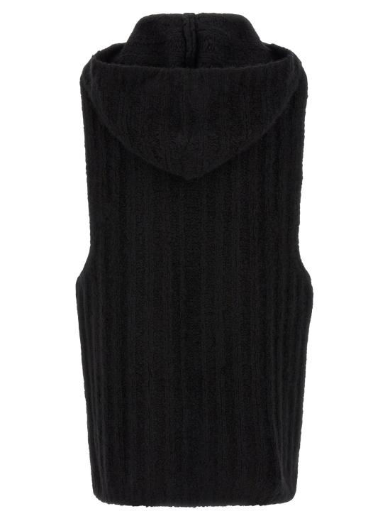  릭 오웬스 후드 티셔츠 LDRR02F4680RIBWSE09 BLACK - RICK OWENS