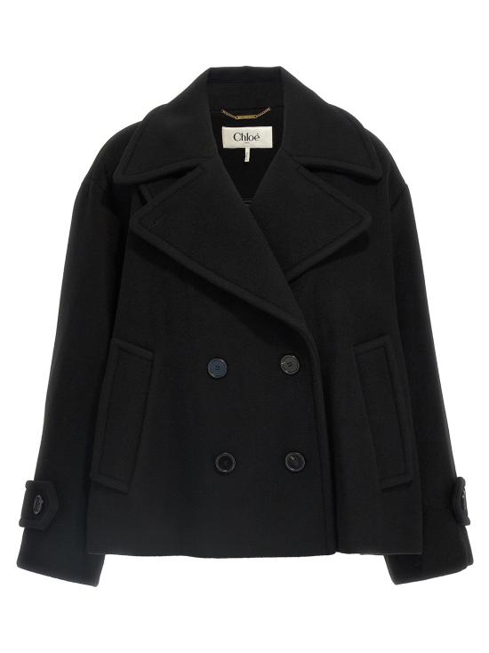  끌로에 코트 LDCH25AMA96952001 BLACK