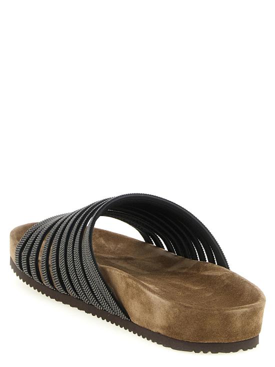  브루넬로 쿠치넬리 샌들 LDMZGAG3157C101 BROWN - BRUNELLO CUCINELLI