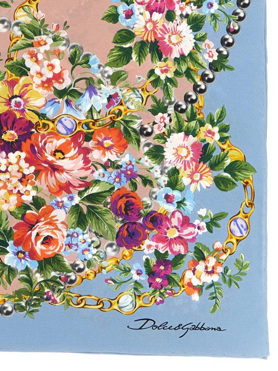  돌체앤가바나 머플러/스카프 LDFN090RGDDLHHF5XK BLUE - DOLCE & GABBANA