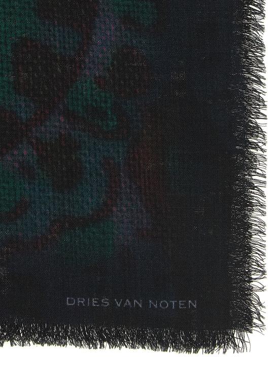  드리스 반 노튼 머플러/스카프 LD2620213064124508 BLACK - DRIES VAN NOTEN