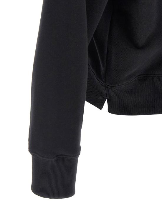  오프화이트 후드 티셔츠 LDOMBB085S26FLE00K00010001 BLACK - OFF WHITE