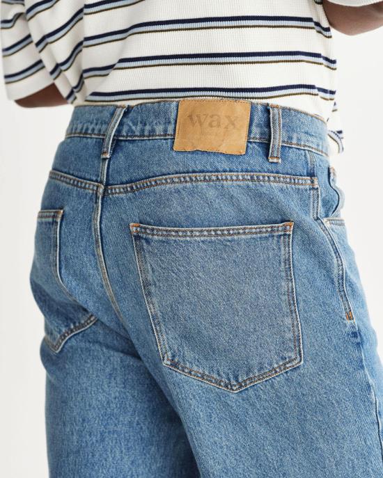  왁스 런던 데님 팬츠 SS25 DEN STR BPV MWA VINTAGE BLUE 36 - WAX LONDON