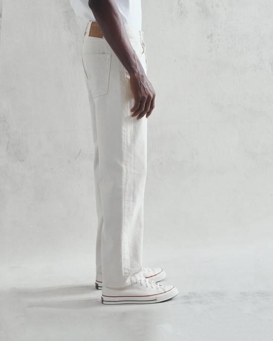  왁스 런던 데님 팬츠 SS24 DEN LOO BIF ECRECRU 36 WHITE - WAX LONDON