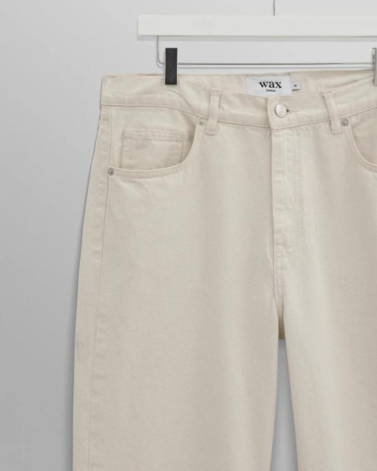  왁스 런던 데님 팬츠 SS24 DEN LOO BIF ECRECRU 36 WHITE - WAX LONDON