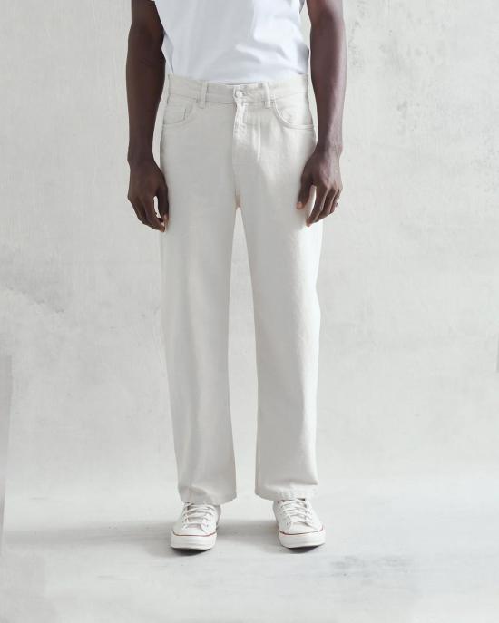  왁스 런던 데님 팬츠 SS24 DEN LOO BIF ECRECRU 36 WHITE - WAX LONDON
