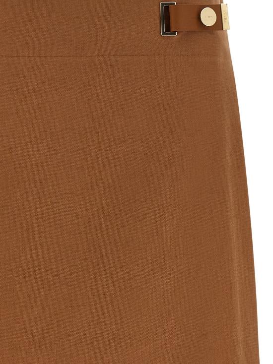  펜디 스커트 LDFQ7751AWAIF1WX4 TOBACCO BROWN - FENDI