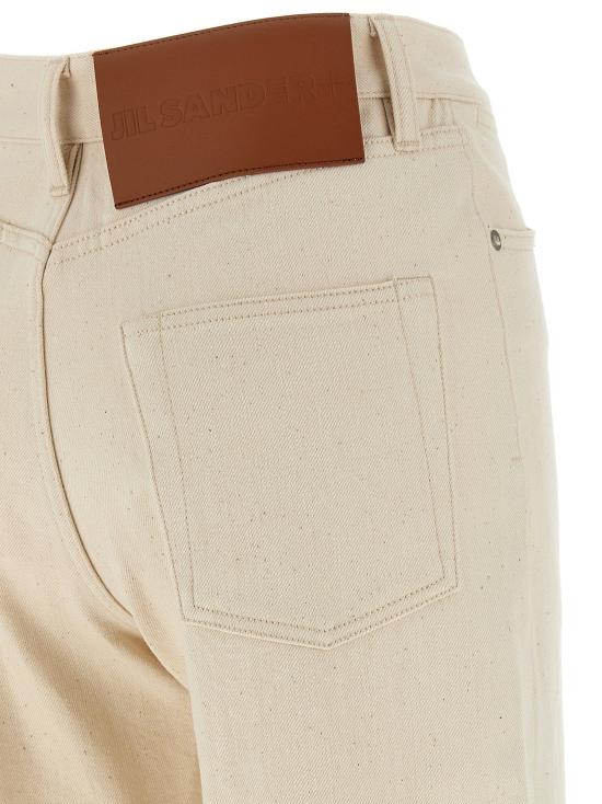  질샌더 데님 팬츠 LDJ40KA0243J46545280 OFF WHITE - JIL SANDER