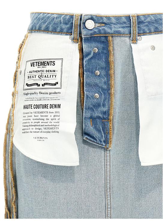  베트멍 스커트 LDWA65SK870NLIGHTBLUE - VETEMENTS