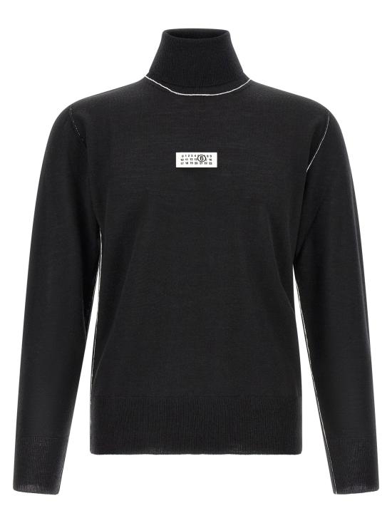  MM6 메종마르지엘라 스웨터 LDSH0HA0009M13037900 BLACK