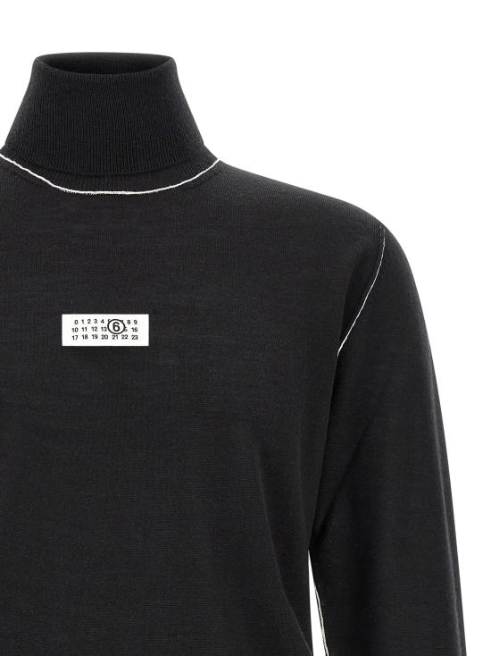  MM6 메종마르지엘라 스웨터 LDSH0HA0009M13037900 BLACK - MM6 MAISON MARGIELA