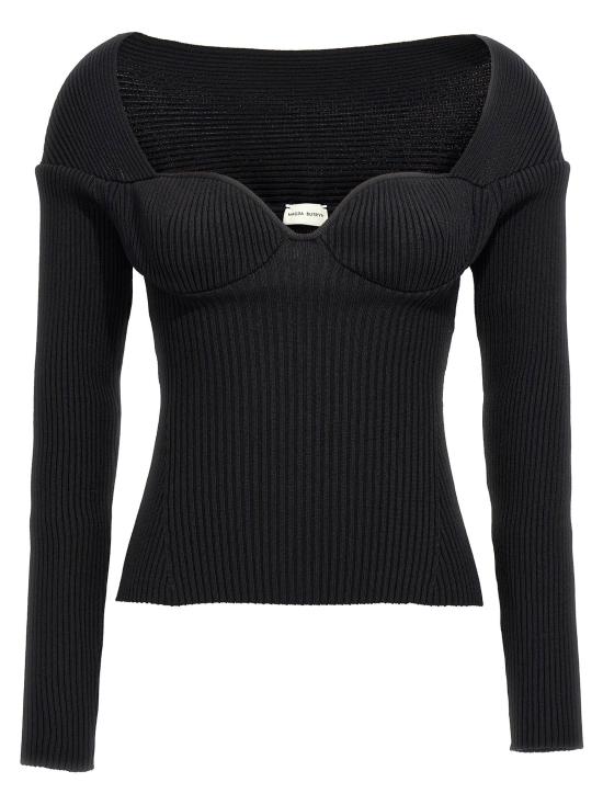  마그다뷰트림 스웨터 LD32592480 BLACK