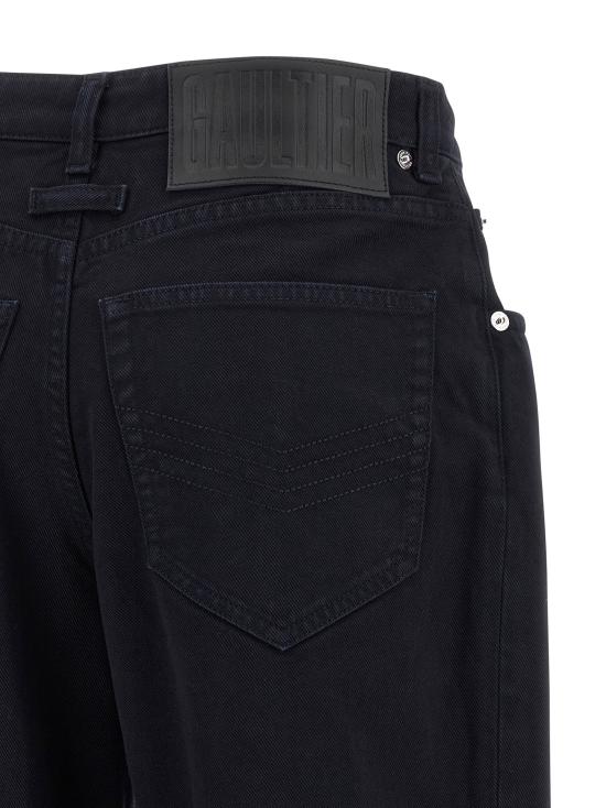  장 폴 고티에 데님 팬츠 LD2504WTR037W04959 BLACK - JEAN PAUL GAULTIER