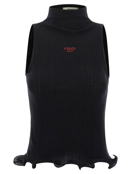  펜디 민소매 티셔츠 LDFS9740AVFEF0GME BLACK