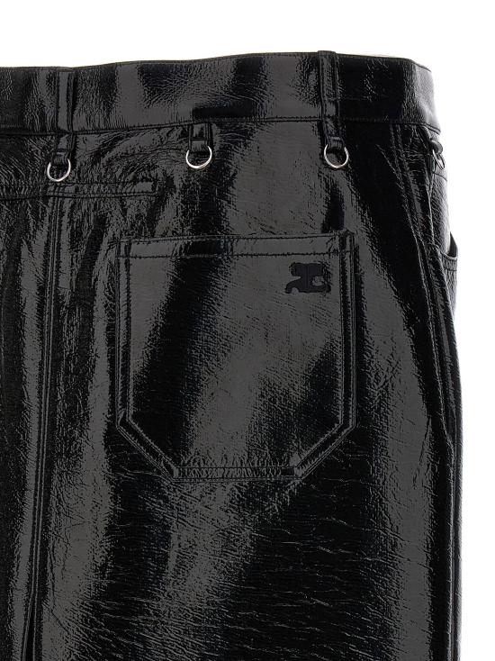  쿠레쥬 스커트 LD124CJU155VY00149999 BLACK - COURREGES