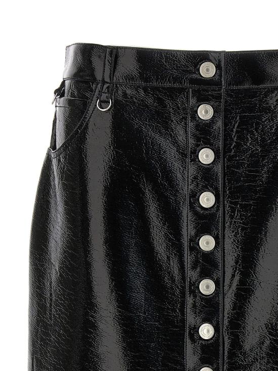  쿠레쥬 스커트 LD124CJU155VY00149999 BLACK - COURREGES