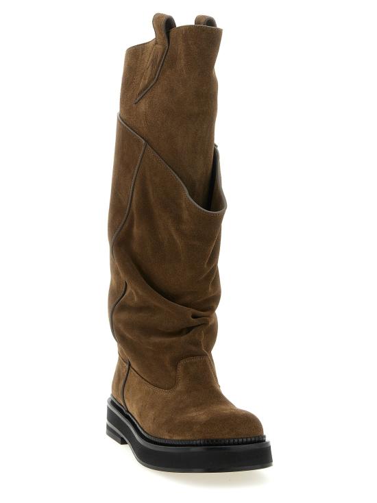  디 아티코 부츠 LD260WSH00902064 BROWN - THE ATTICO