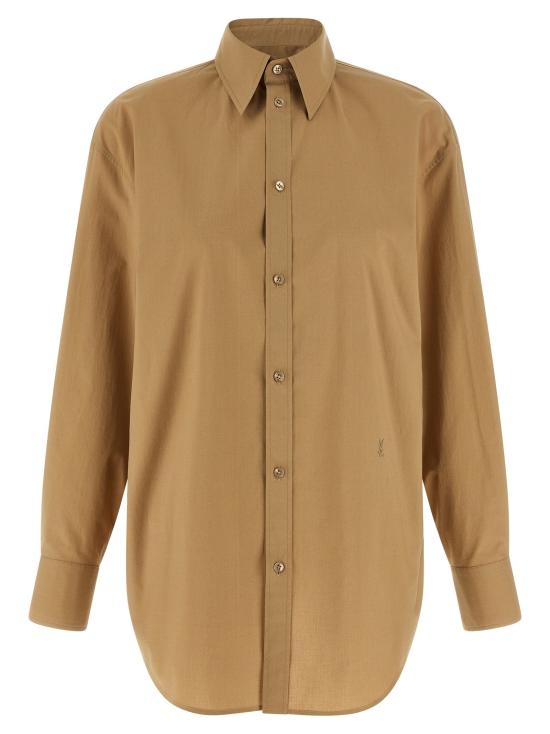  생로랑 셔츠 LD865483YZ9GB2100 CAMEL