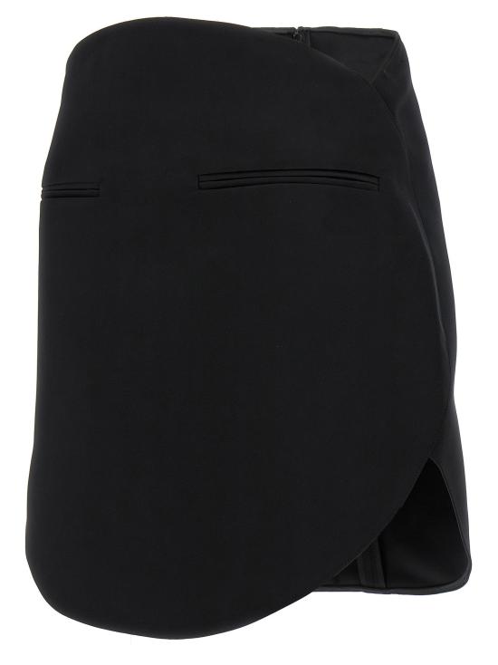  쿠레쥬 스커트 LD325CJU283PL01629999 BLACK - COURREGES