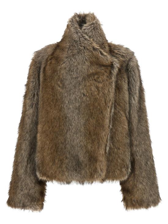  비비 쿠튀르 코트 LDBRIGITTEFIRSTJACKETWOLF BROWN