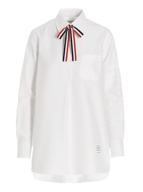  톰브라운 블라우스 LDFLL139A06496100 WHITE