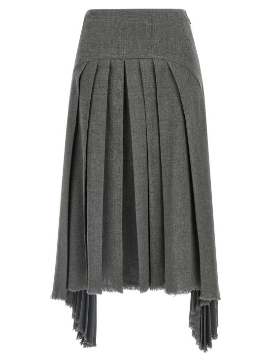  질샌더 스커트 LDJ02MA0298J41557030 GRAY