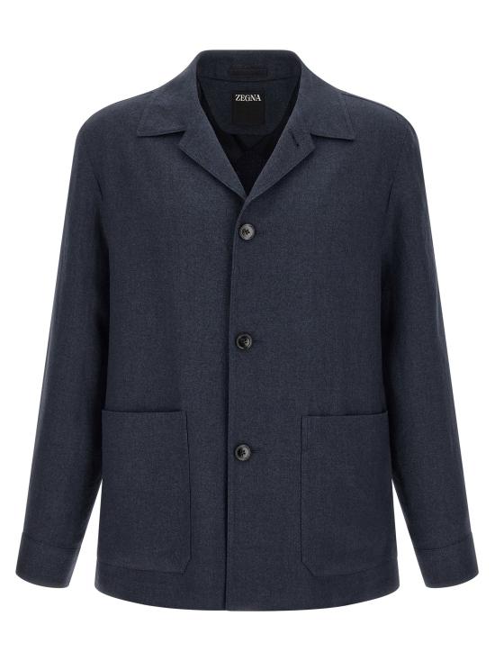  에르메네질도제냐 자켓 LD376C52A31DHAQ0412 NAVY