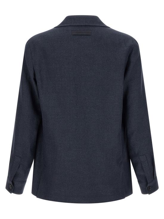  에르메네질도제냐 자켓 LD376C52A31DHAQ0412 NAVY - ERMENEGILDO ZEGNA