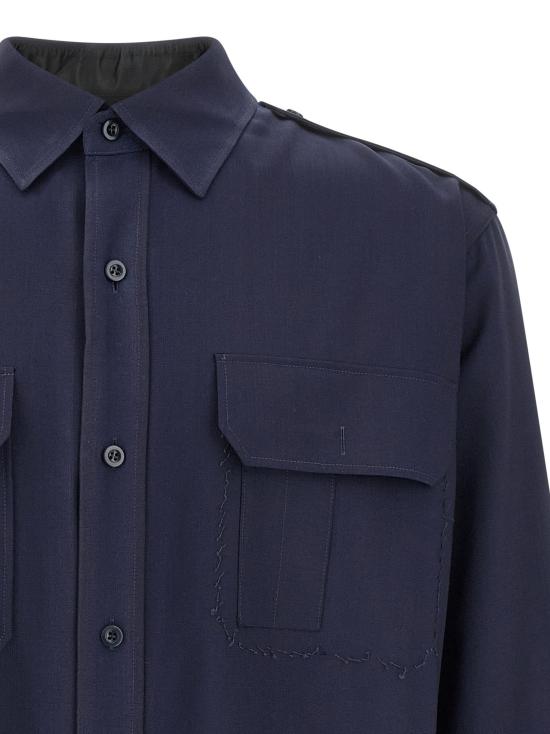  마르지엘라 셔츠 LDS50DT0059M35524470 NAVY - MAISON MARGIELA