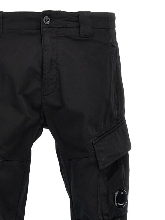  씨피 컴퍼니 카고 팬츠 LDRFCMPA731A005529G999 BLACK - C.P. COMPANY