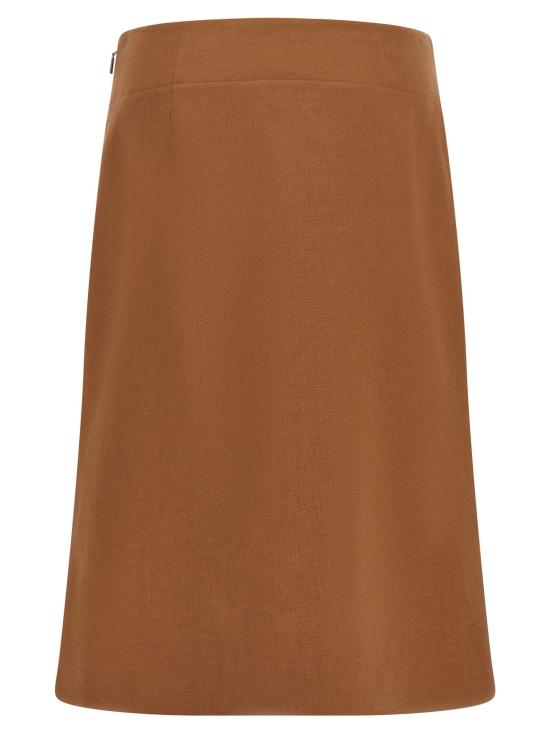  펜디 스커트 LDFQ7751AWAIF1WX4 TOBACCO BROWN - FENDI
