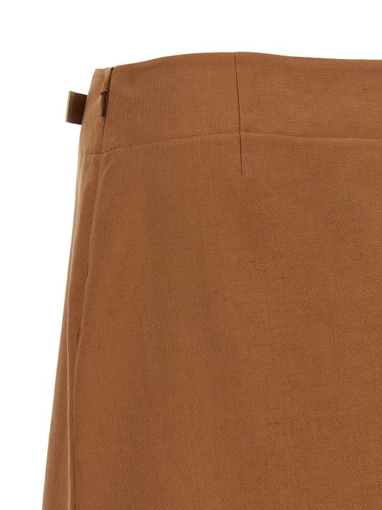  펜디 스커트 LDFQ7751AWAIF1WX4 TOBACCO BROWN - FENDI
