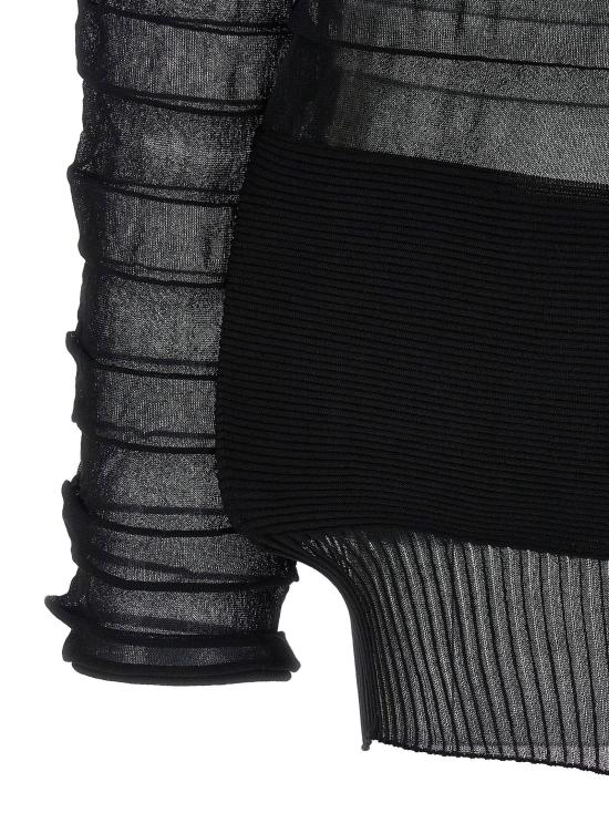  이세이 미야케 스웨터 LDIM58KN30915 BLACK - ISSEY MIYAKE