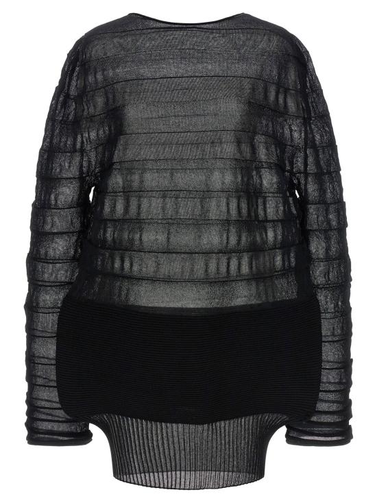  이세이 미야케 스웨터 LDIM58KN30915 BLACK