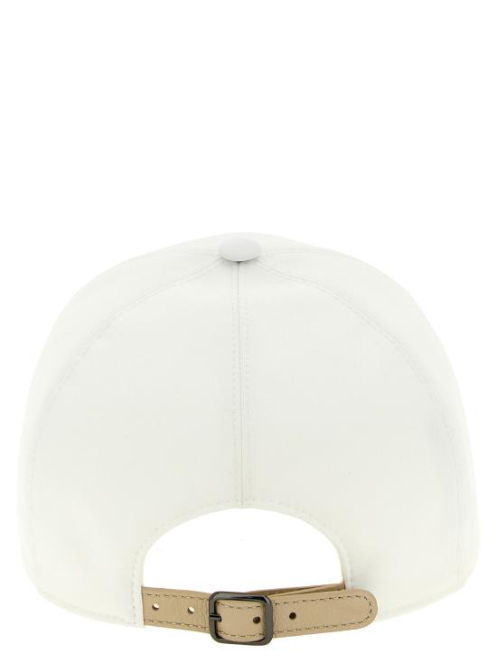 브루넬로 쿠치넬리 볼캡 LDMCAP9T002C007 WHITE - BRUNELLO CUCINELLI