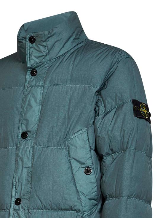  스톤 아일랜드 윈드 레지스턴트 & 안티드롭 다운 재킷 L2S154100109S0A23V005T - STONE ISLAND