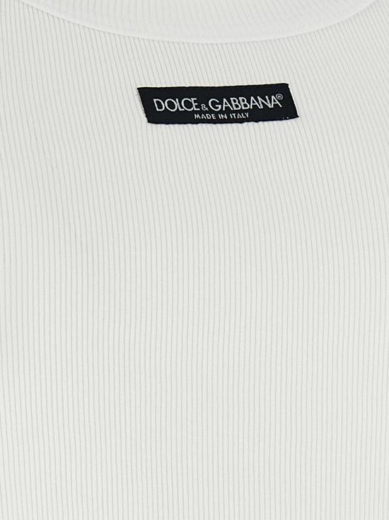  돌체앤가바나 민소매 티셔츠 LDF8W51TFU7AVW0800 WHITE - DOLCE & GABBANA