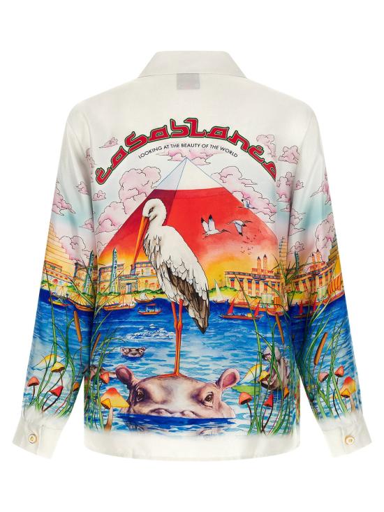 카사블랑카 셔츠 LDMPF26SH00602EGYPTASITWAS CREAM - CASABLANCA