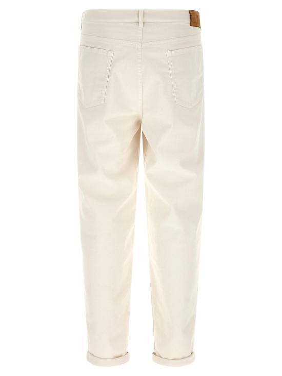  브루넬로 쿠치넬리 데님 팬츠 LDM277PO2090C7007 ECRU - BRUNELLO CUCINELLI