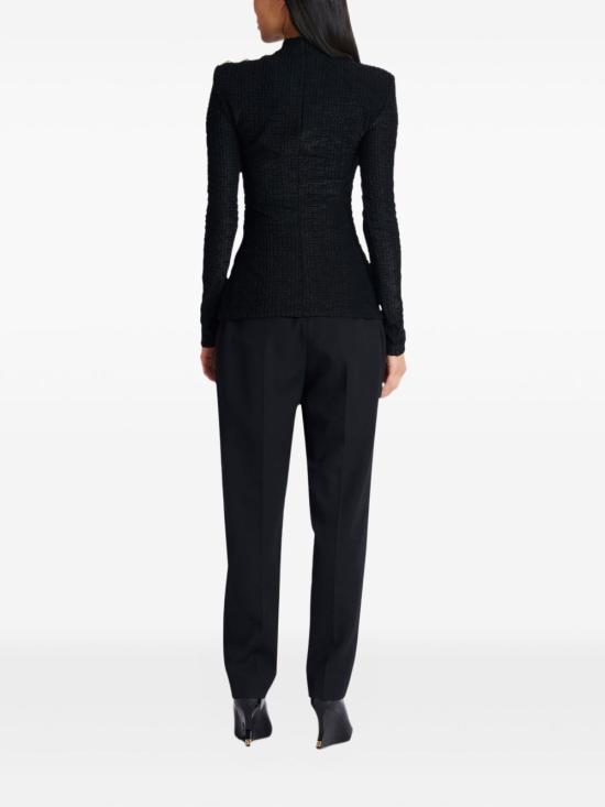  발망 탑 GF1AR962JL420PA P26 BLACK - BALMAIN