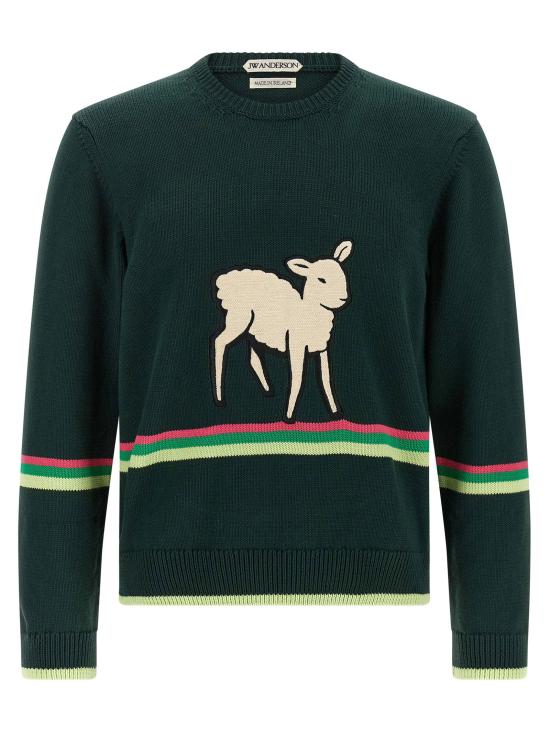  JW앤더슨 스웨터 LDKW1578YN0515088 GREEN