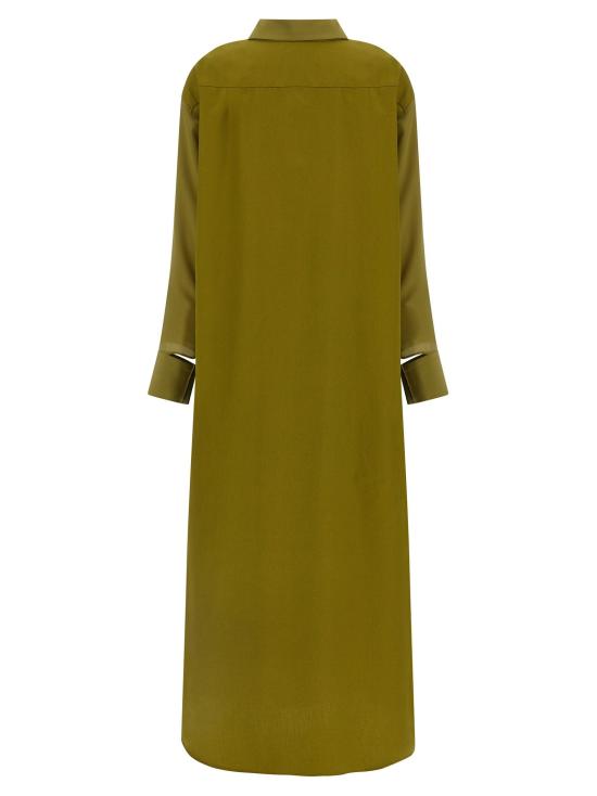  제지아 셔츠 LDMJD3044141BIKHAKISILK OLIVE - JEJIA