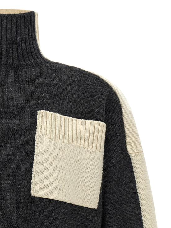  JW앤더슨 스웨터 LDKW1308YN0367929 CHARCOAL - JW ANDERSON