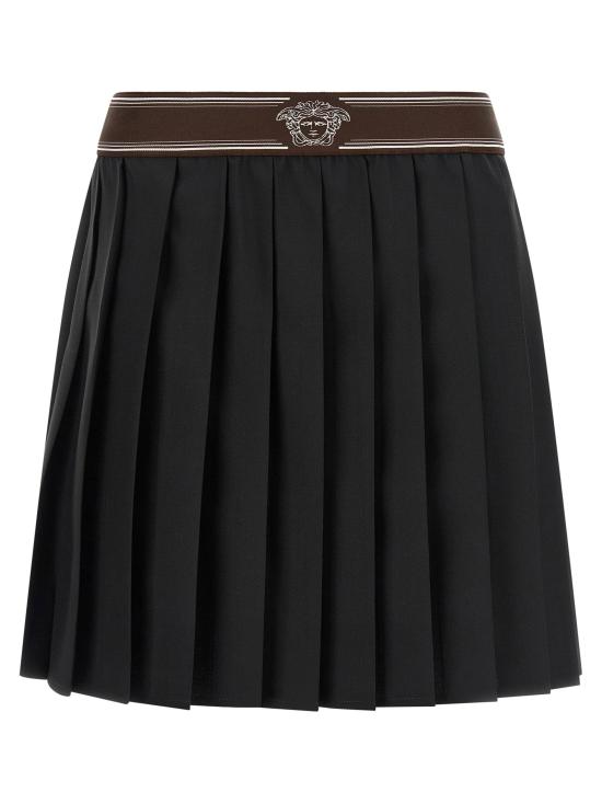 베르사체 스커트 LD10258811A176691B000 BLACK
