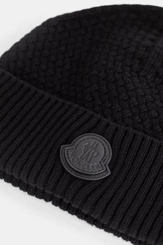  몽클레어 비니 FW26H103 L20913B00026 M4281 999 Black O S - MONCLER