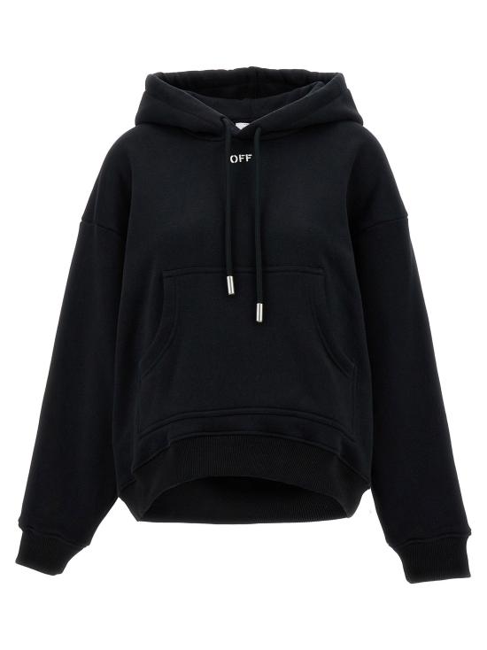  오프화이트 후드 티셔츠 LDOWBB061C99FLE00110011001 BLACK