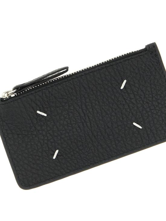  마르지엘라 명함지갑 LDS56UI0143P4455T8013 BLACK - MAISON MARGIELA