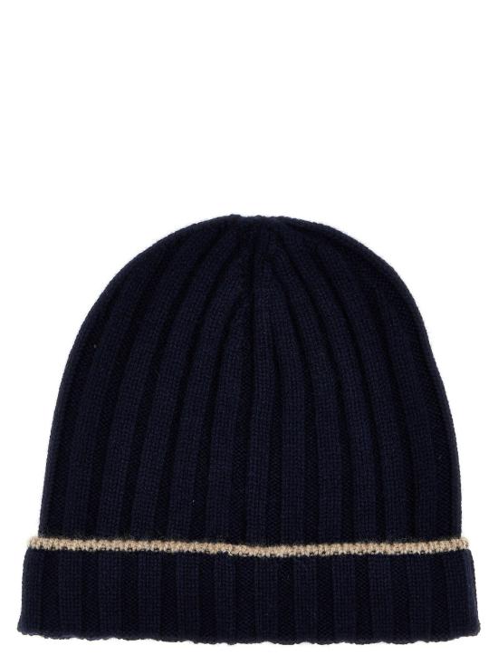  브루넬로 쿠치넬리 비니 LDM2240900CU715 NAVY - BRUNELLO CUCINELLI